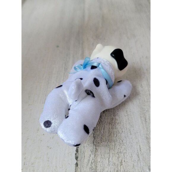 Miniature plush Dalmatian dog pet toy figure puppy - Picture 2 of 4